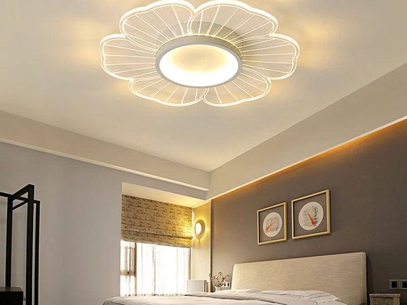Một số mẫu đèn ốp trần phòng ngủ được ưa chuộng