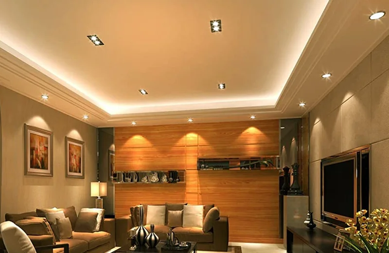 Màu sắc ánh sáng đèn spotlight âm trần thực tế