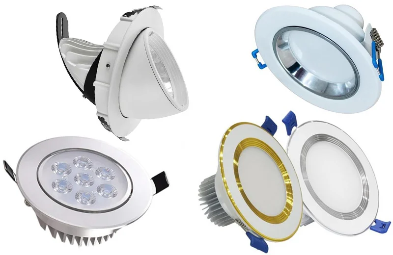 Phân loại đèn âm trần theo tính năng chiếu sáng
