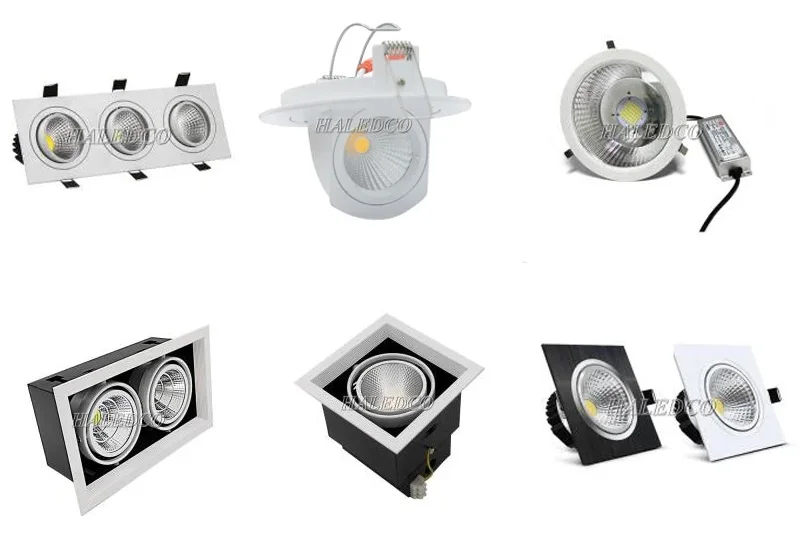 Phân loại đèn LED âm trần Spotlight
