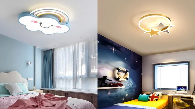 Tiêu chí chọn đèn ốp trần phòng ngủ cho bé