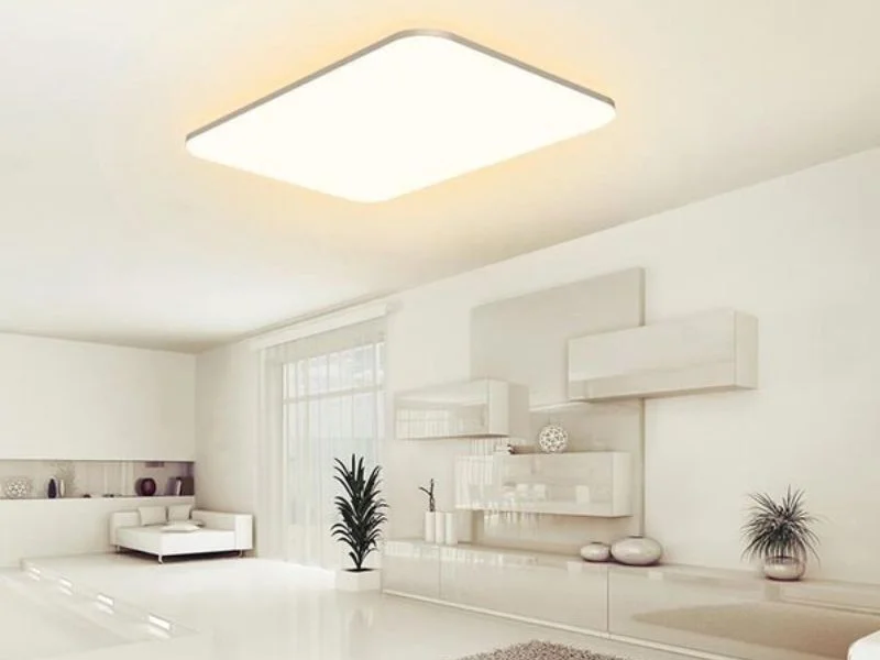 Ưu điểm chiếu sáng của đèn LED ốp trần hình chữ nhật