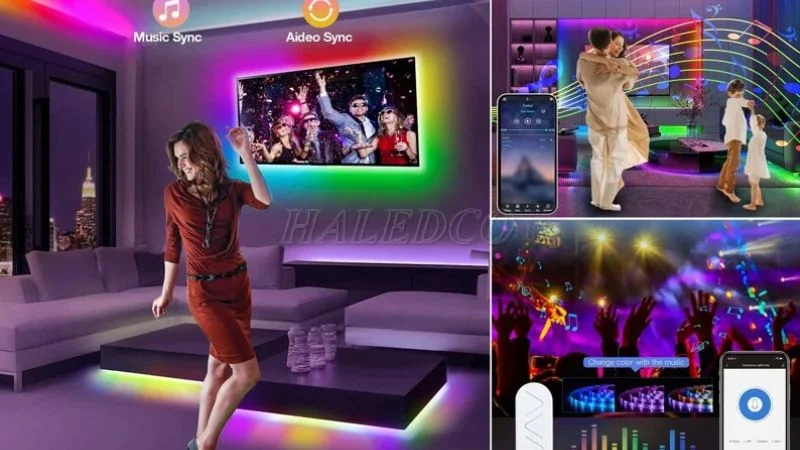 Ưu điểm đặc biệt của dây đèn LED đổi màu RGB